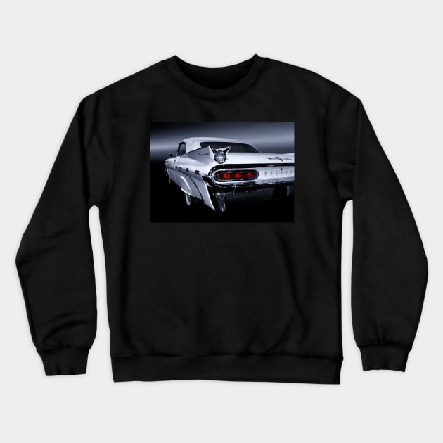 1959 Pontiac Bonneville B/W Crewneck Sweatshirt by Burtney